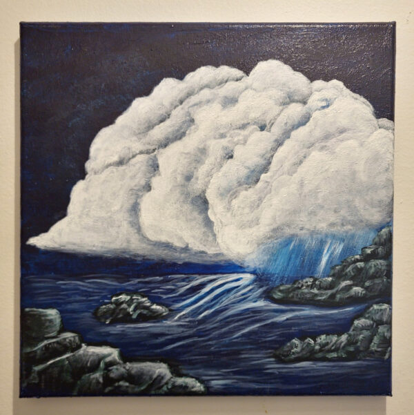 "Happy Storm" acrylic painting for sale