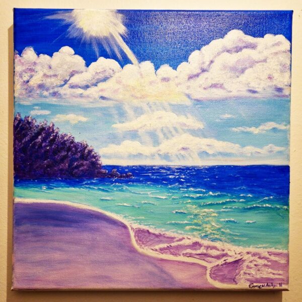 "Beaching" painting